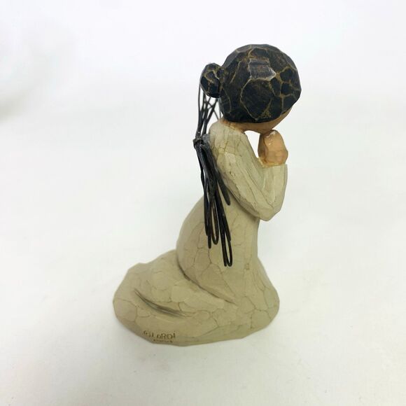 Vintage Willow Tree Angels Lot of 4 Susan Lordi Praying Holding Cat Book Braid - Picture 11 of 16